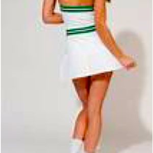 IVL COLLECTIVE size US2 striped tennis skort